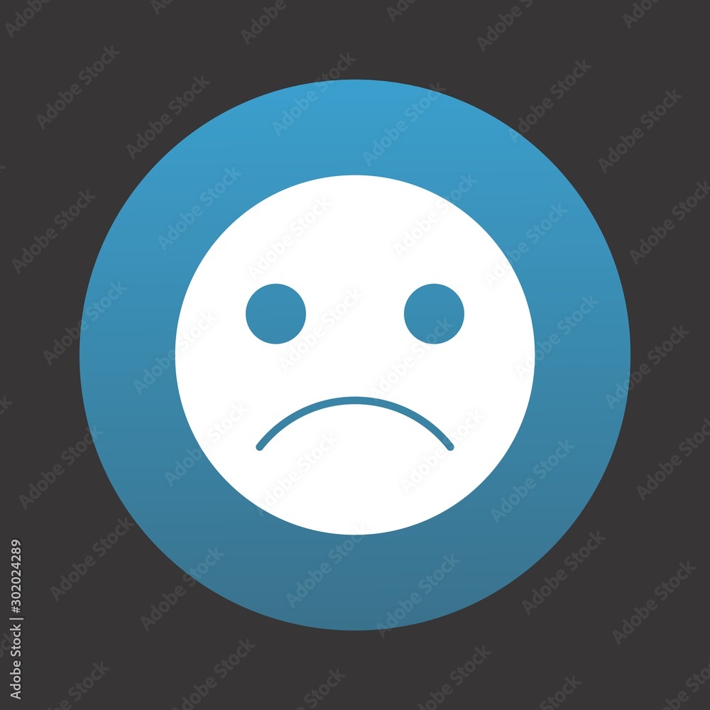 Sad Emoji Icon For Your Design,websites and projects. Sad Emoji Icon For Your Design,websites and projects.