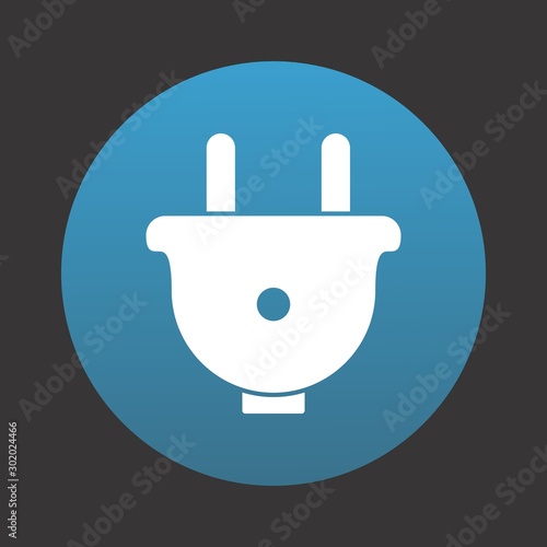 Power Plug Icon For Your Design,websites and projects.