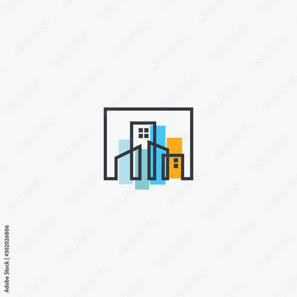 modern architecture logo template vector icon modern architecture logo template vector icon