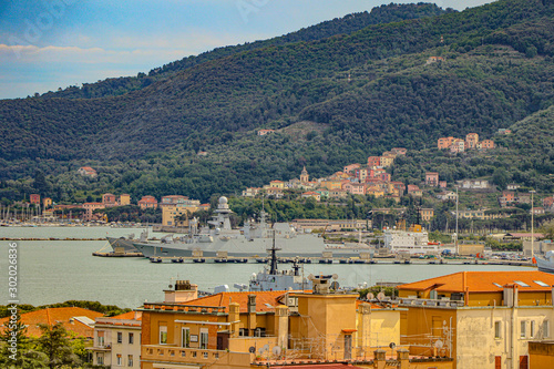 exploring the costal port city of La Spezia, which is in the Liguria region of Italy next to the  Cinque Terra © Johnny