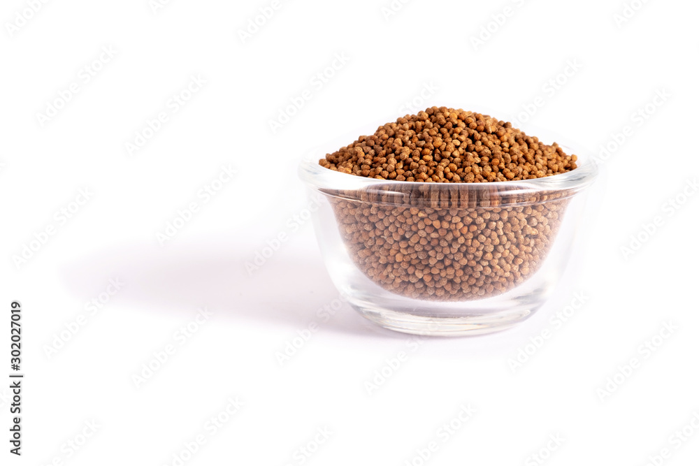 Close up organic Perilla seed and Close up organic Perilla seed and