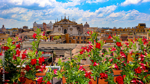 Canvas Print Exploring the beautiful city of Rome, Italy