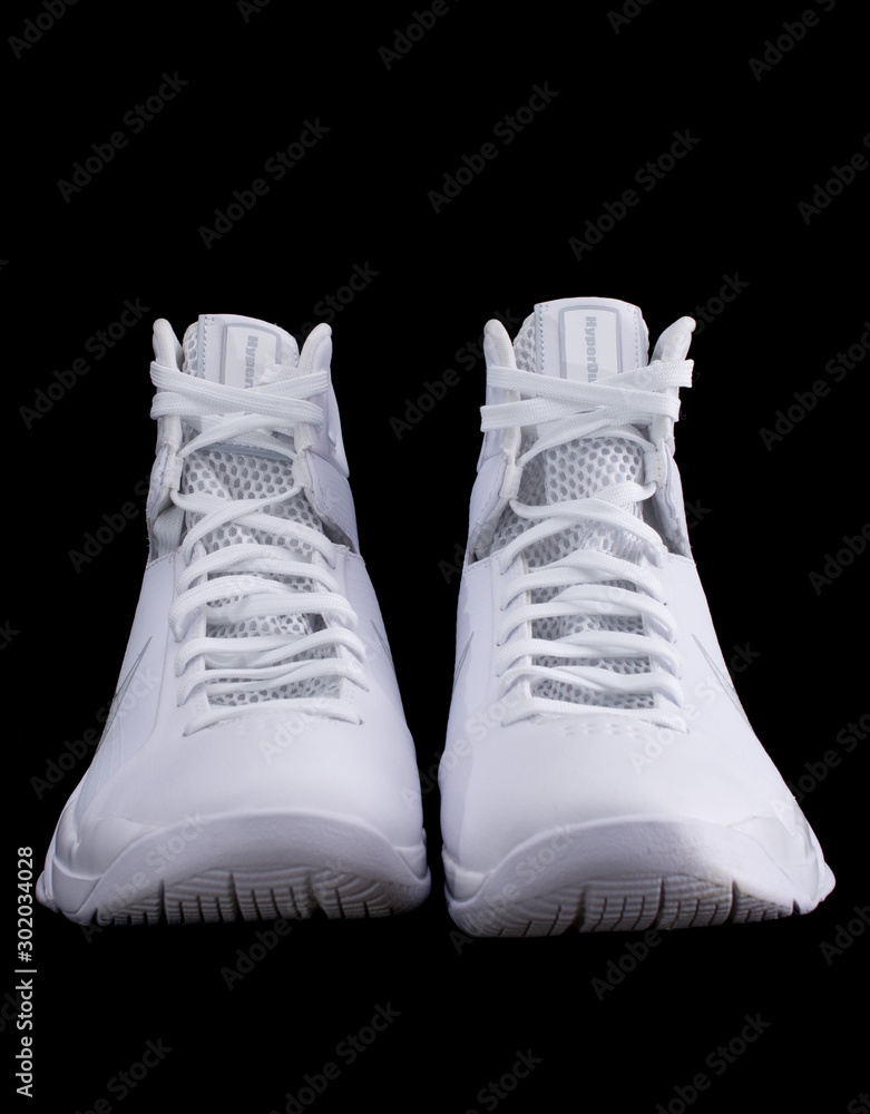 Basketball Shoes Sneakers Stock Photo 