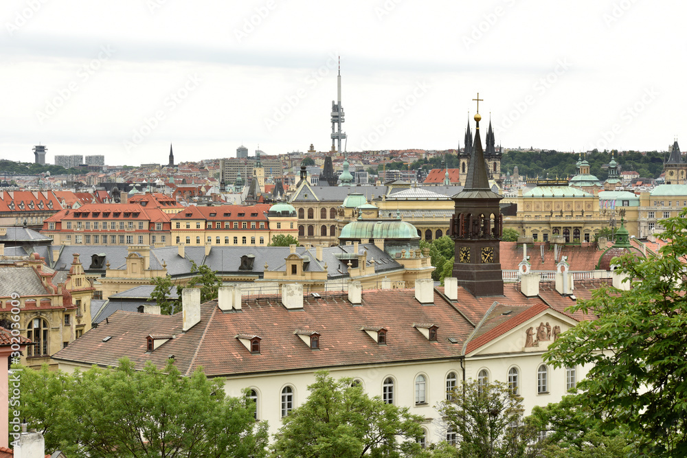 City of Prague. Tourist places of the Czech Republic.
