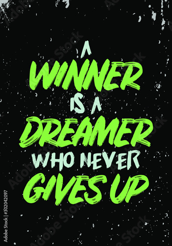 winner dreamer quotes tshirt apparel design. street style vector illustration