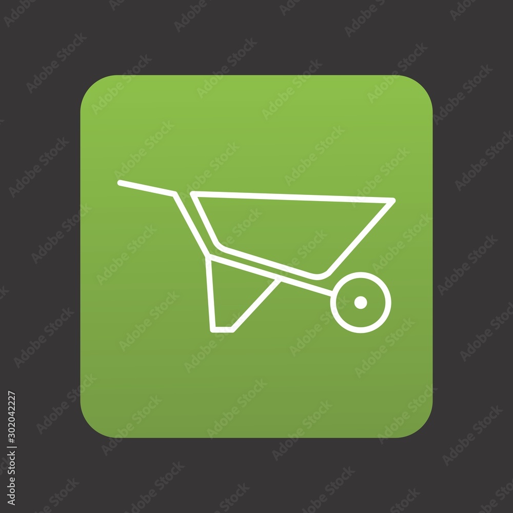 Wheelbarrow Icon For Your Design,websites and projects. Wheelbarrow Icon For Your Design,websites and projects.