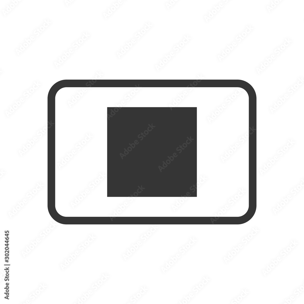 Pause Icon Vector Illustration Pause Icon Vector Illustration