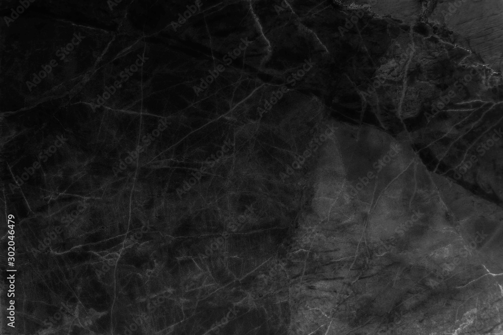 Naklejka premium Black marble texture with natural pattern high resolution for wallpaper. background or design art work