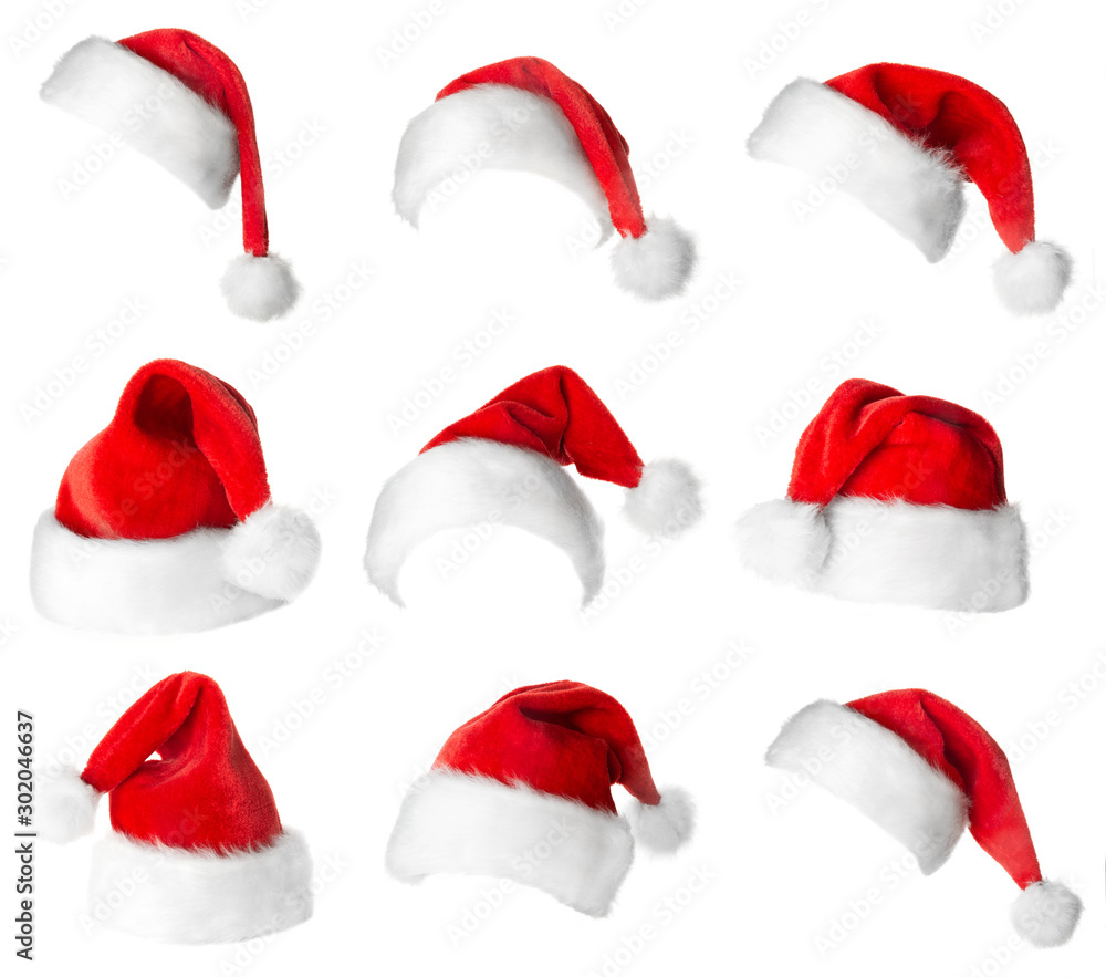 Santa Claus red hats Santa Claus red hats
