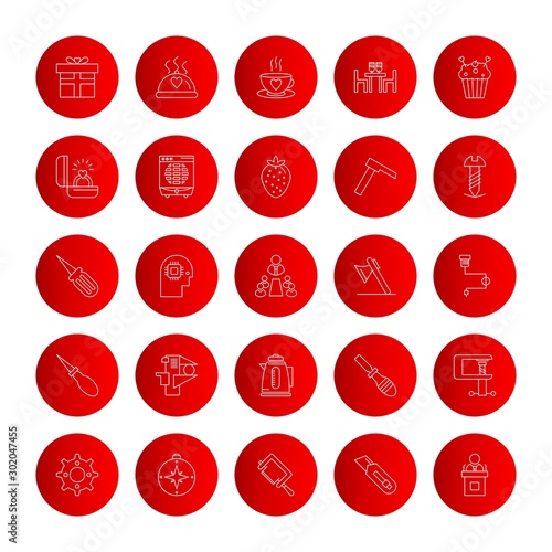 Set Of Universal 25 Icons