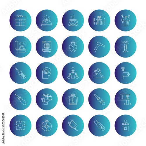 Set Of Universal 25 Icons