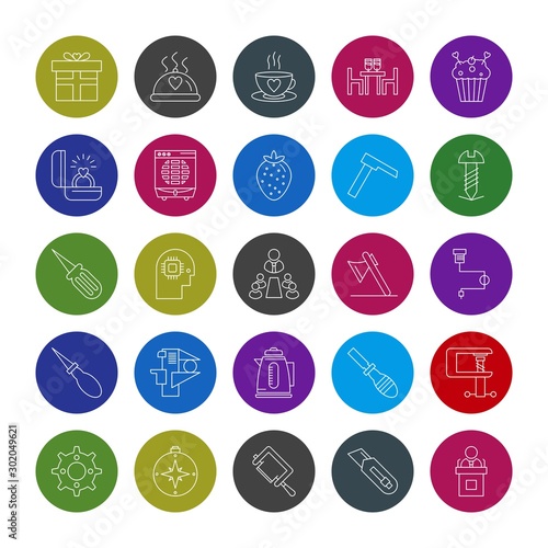 Set Of Universal 25 Icons
