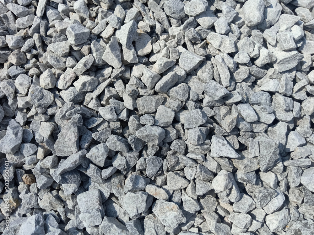 Stone used for mixing concrete in construction Stone used for mixing concrete in construction