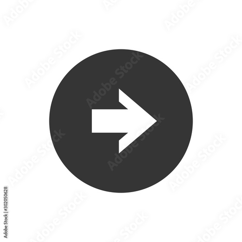 Next Button Icon Vector Illustration