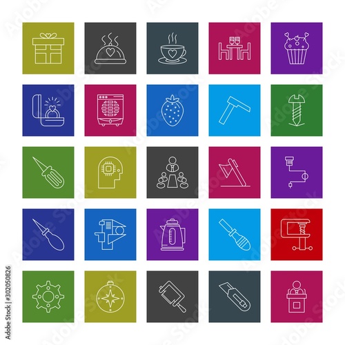 Set Of Universal 25 Icons