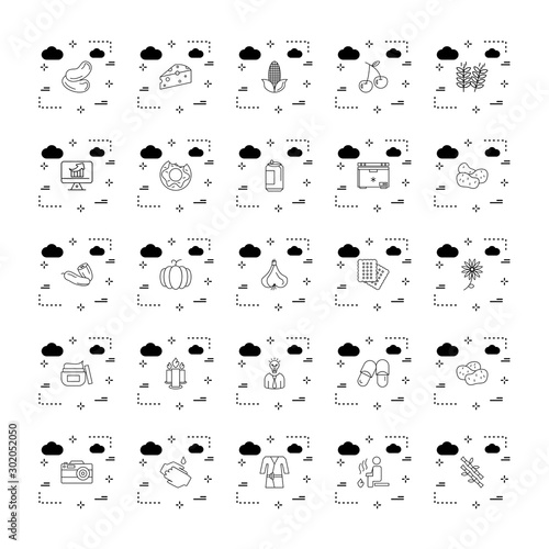 Set of Universal Pixel Perfect Icons
