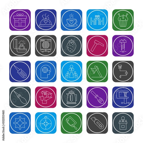 Set Of Universal 25 Icons