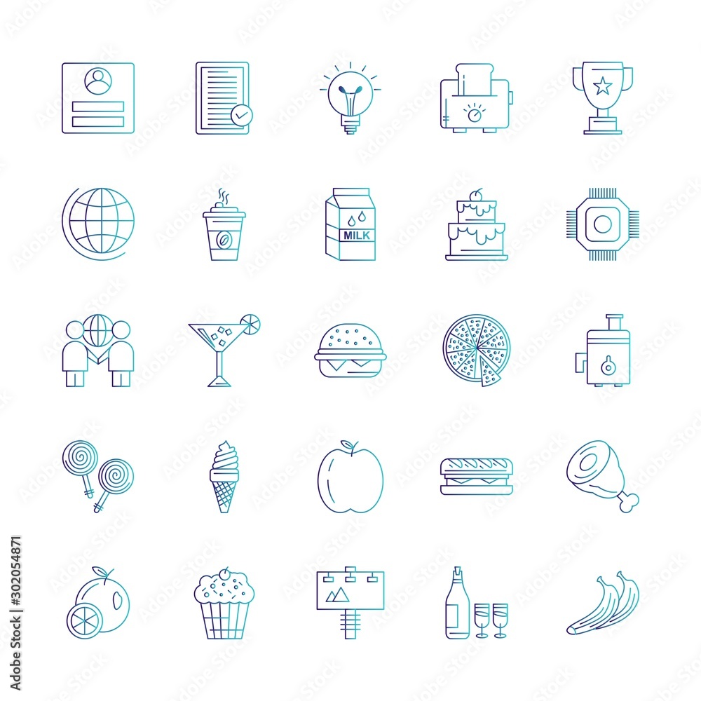 Set Of Universal Icons Set Of Universal Icons