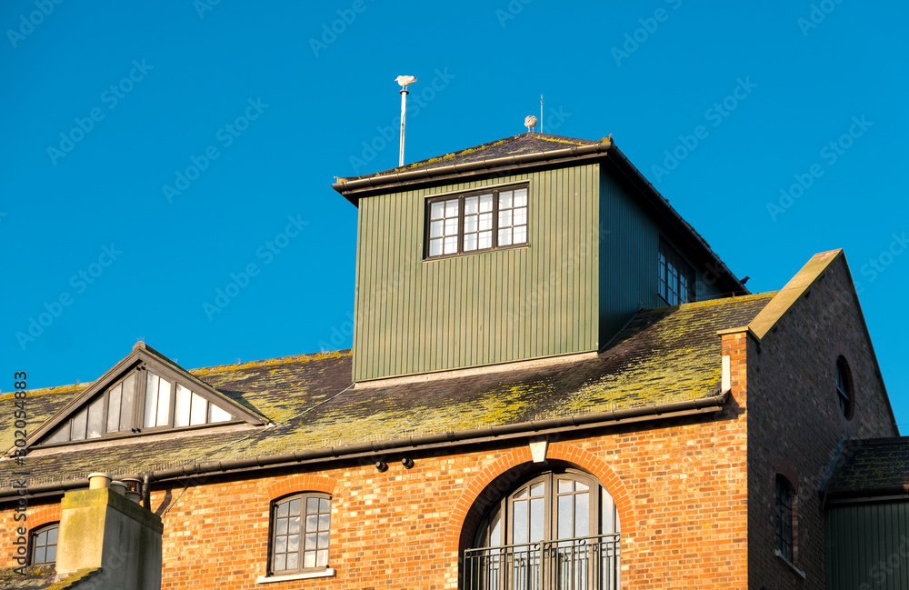 High up room on an apartment block