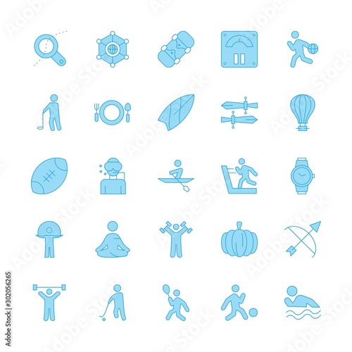 25 Simple Universal Related Color Icons