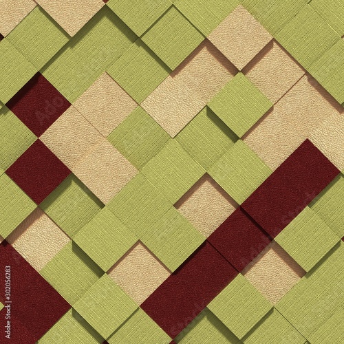 3d illustration of abstract pattern