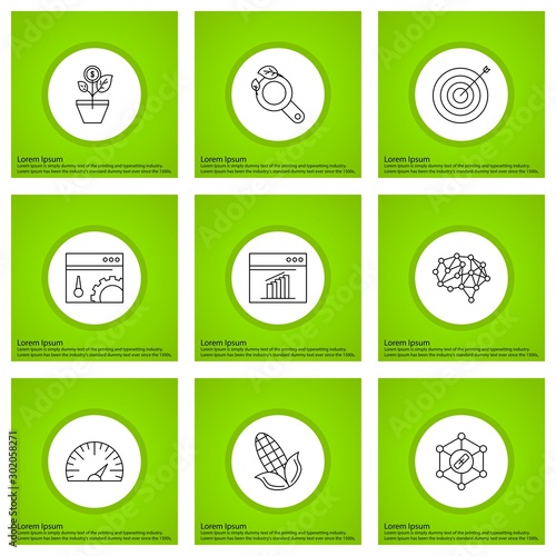 Set of 9 Universal Pixel Perfect Icons