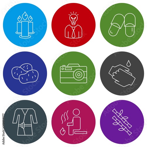 Simple Set of Universal Related Color Icons