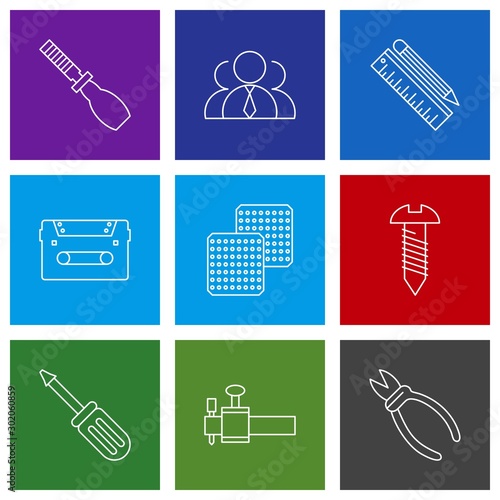 Set Of Universal Icons For Mobile Application and websites