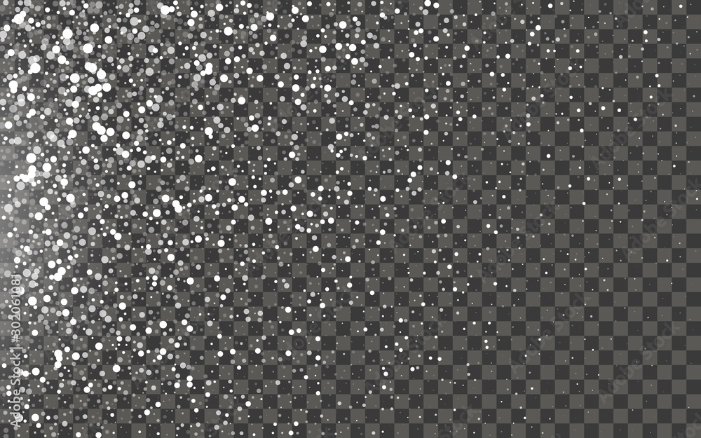 Snowfall and falling snowflakes Snowfall and falling snowflakes