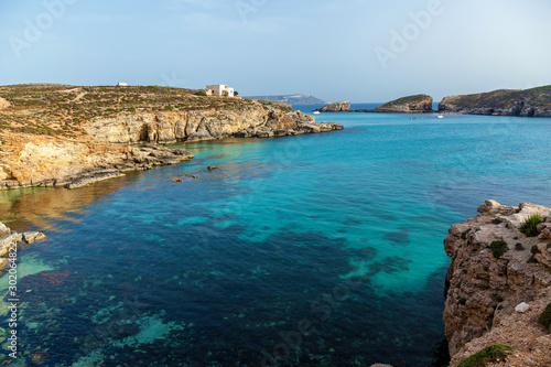 Fototapeta Naklejka Na Ścianę i Meble -  Pure crystal water of Blue Lagoon on Malta