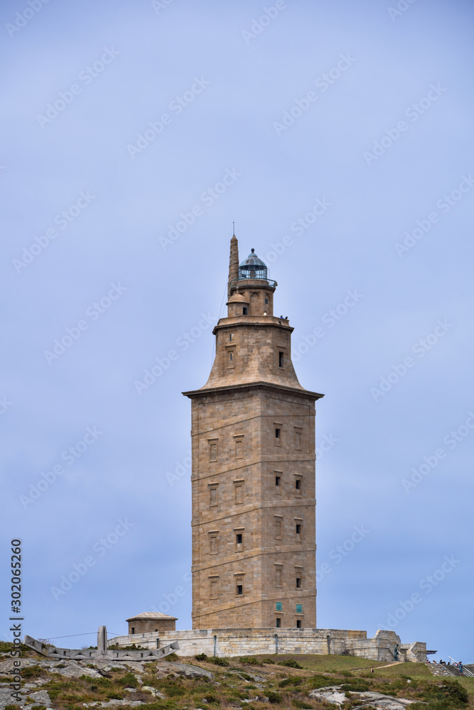 Hercules tower (lighthouse), La Coruna ( Spain)