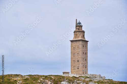 Tower of Hercules or Torre de Hercules is an ancient Roman lighthouse in A Coruna (Spain)