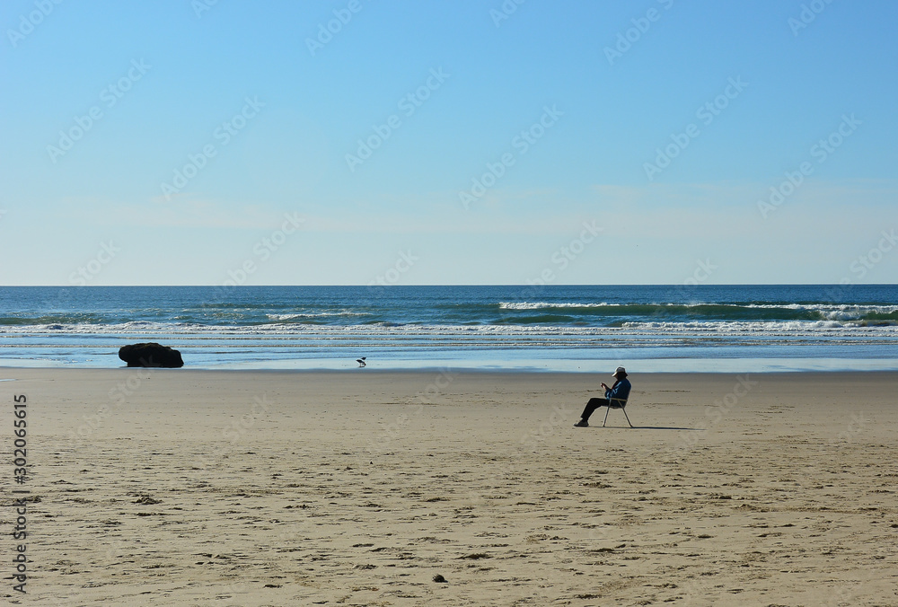 Beautiful Uncrowded Beach on Oregon Coast Beautiful Uncrowded Beach on Oregon Coast