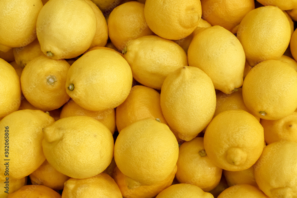 lemons on the counter in the store lemons on the counter in the store