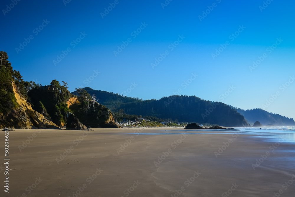 Beautiful Uncrowded Beach on Oregon Coast Beautiful Uncrowded Beach on Oregon Coast