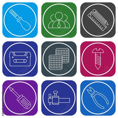 Set Of Universal Icons For Mobile Application and websites