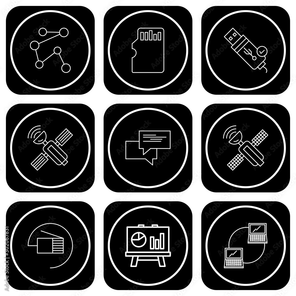Set of 9 Quality icon Set of 9 Quality icon