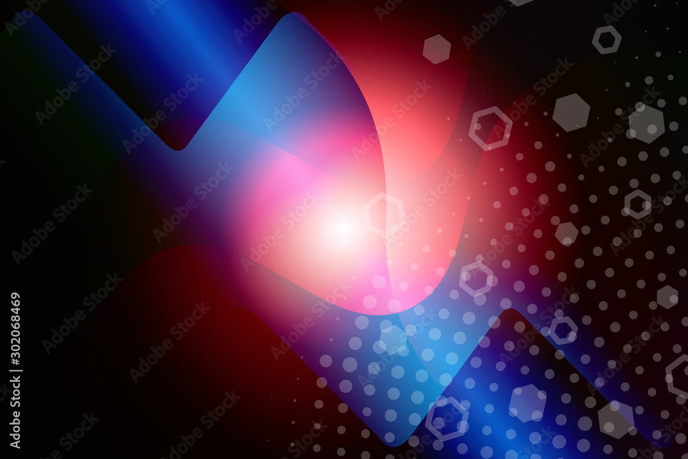 Obraz premium abstract, blue, light, design, wallpaper, illustration, graphic, technology, art, pattern, texture, space, digital, bright, 3d, red, geometric, colorful, fractal, concept, business, backdrop, color