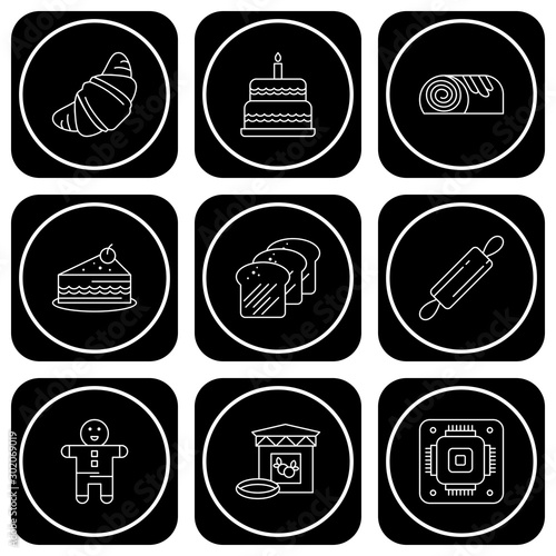 Set Of Universal 9 Icons