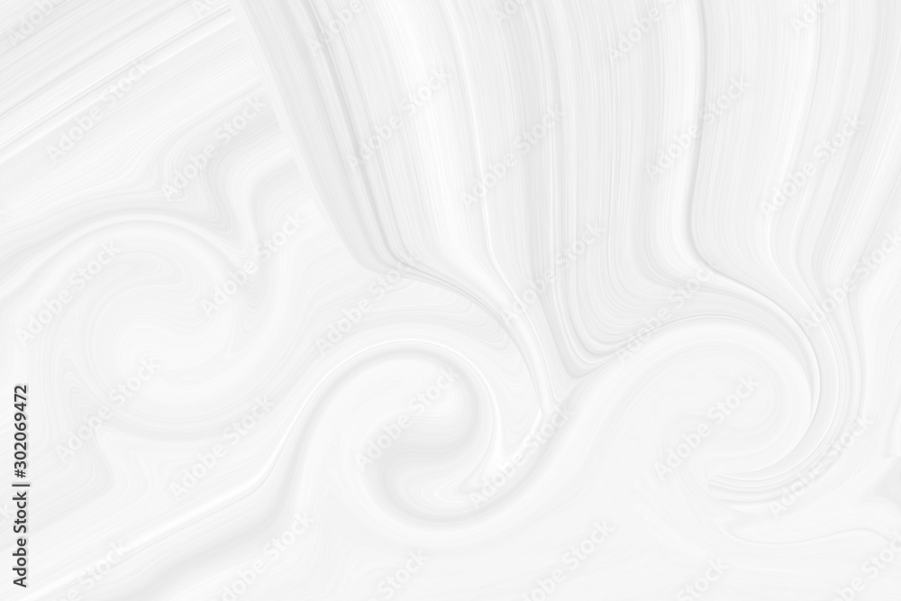 The texture is white and gray. Marble wavy illustration. Template for web design.