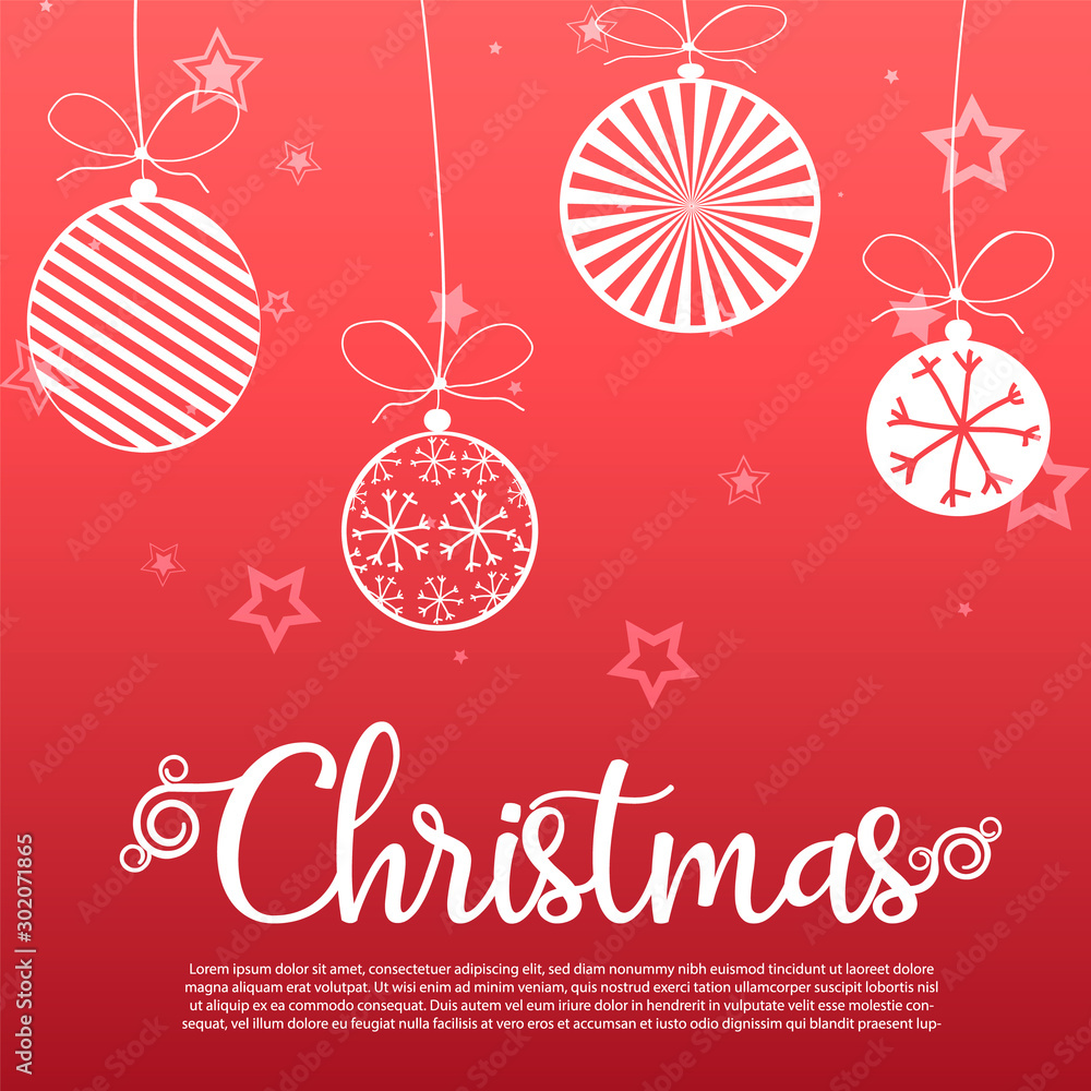 fondo navideño color rojo tipo flyer para redes sociales con texto diciendo