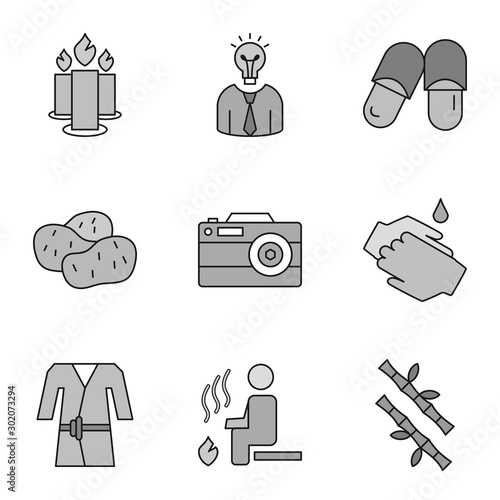 Simple Set of Universal Related Color Icons