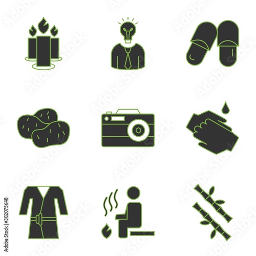 Simple Set of Universal Related Color Icons