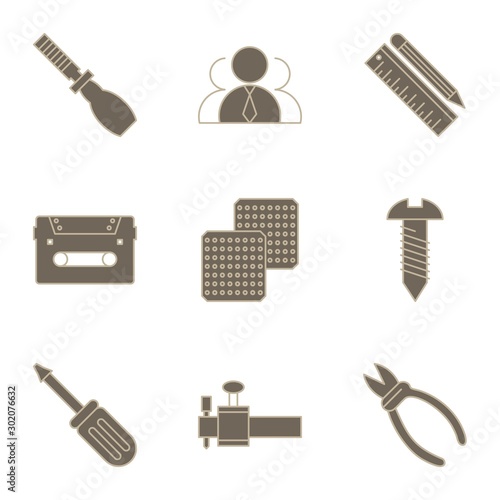 Set Of Universal Icons For Mobile Application and websites