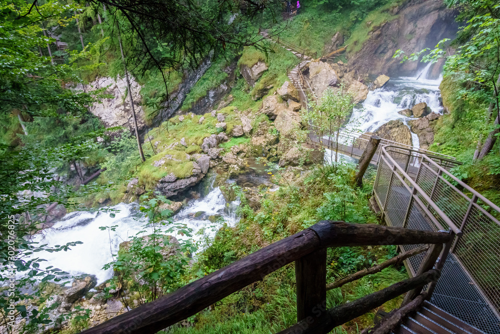 Fototapeta premium Gollinger Wasserfall 2019