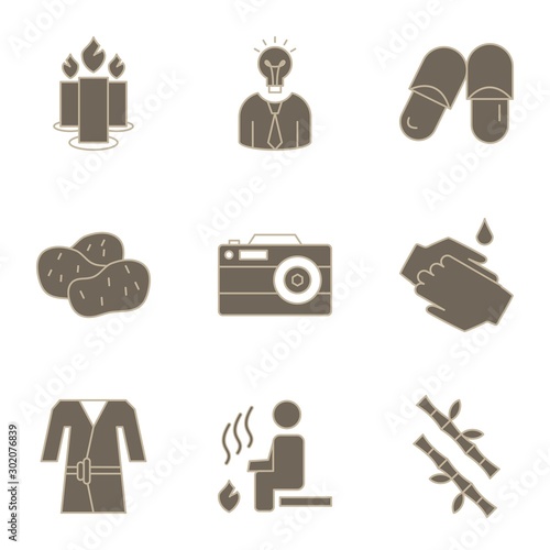 Simple Set of Universal Related Color Icons