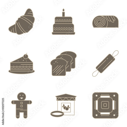Set Of Universal 9 Icons