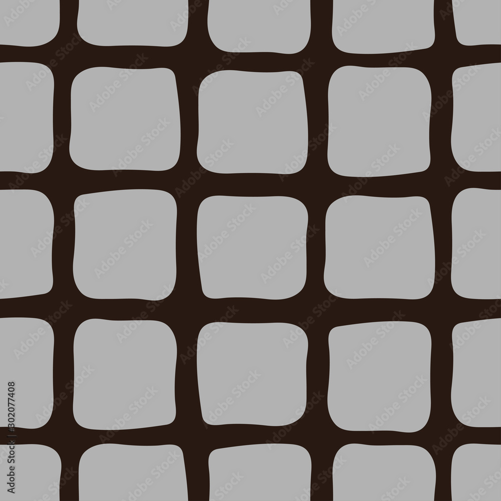 Fototapeta premium Seamless pattern. Paving stones. Vector drawing. Background. Texture.