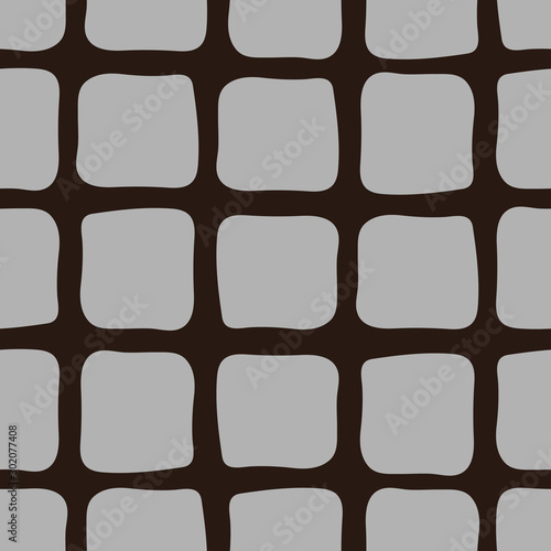 Seamless pattern. Paving stones. Vector drawing. Background. Texture.