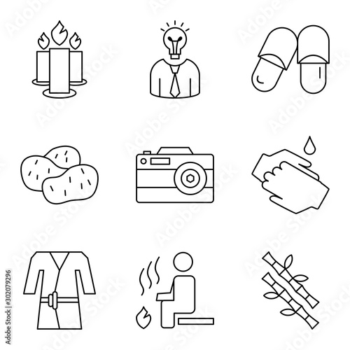 Simple Set of Universal Related Color Icons